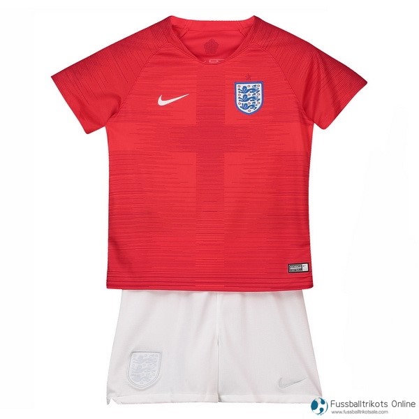 England Trikot Auswarts Kinder 2018 Rote Fussballtrikots Günstig